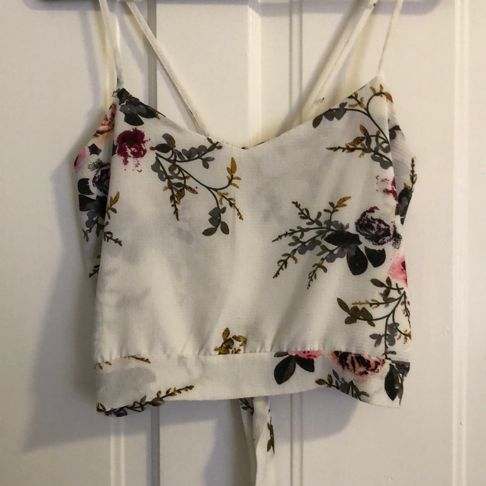 Floral crop top